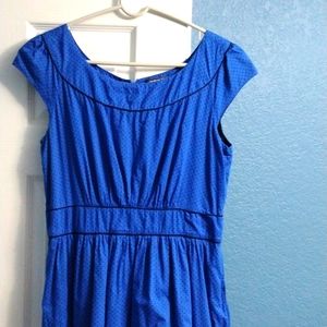 Emily and Fin blue polka dot dress